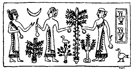 The Tree of Life and Knowledge in the Garden of Immortality - picture ...