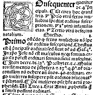 Latin manuscript Richard of Middleton